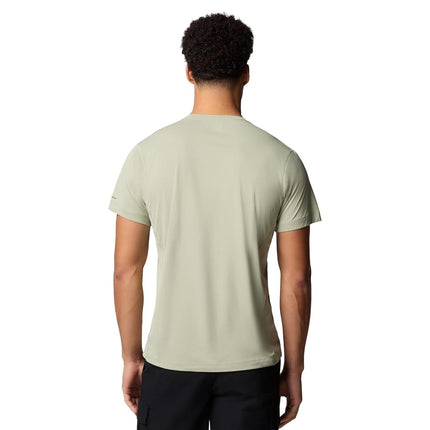 Columbia Men's Zero Rules Light Short Sleeve Crew, Technical Short Sleeve T-Shirt, Safari, M