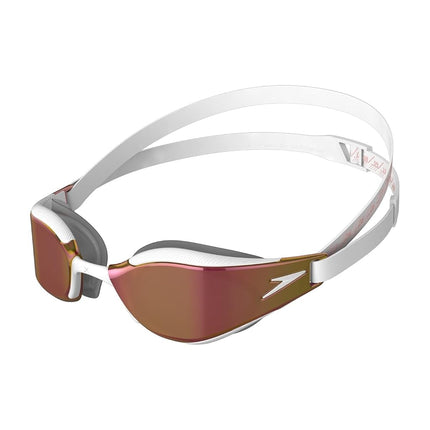 Speedo Fastskin Hyper Elite Mirror Swim Goggle, Wh