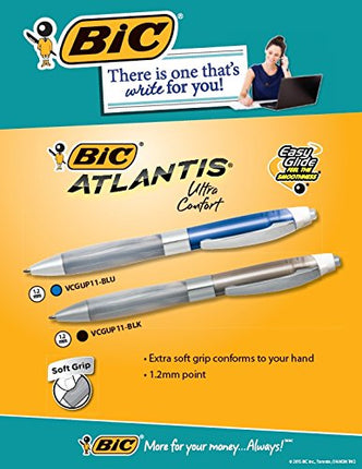 Stylo-bille rétractable BIC® Atlantis® Ultra Confort