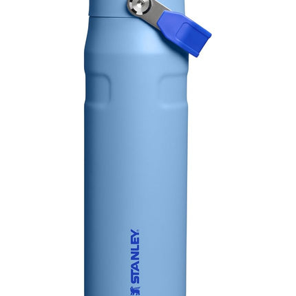Stanley IceFlow Flip Straw 2.0 Water Bottle 710 ml | Built-in Straw with Larger Opening | Lightweight and Leak-Resistant | Insulated Stainless Steel | BPA Free | Sky Blue