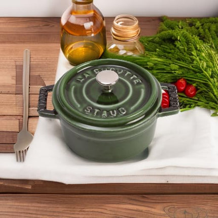 Staub 40509-804-0 Mini Round Cocotte 10 cm Basil