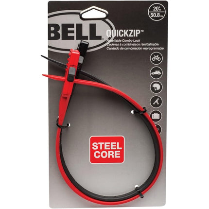 Bell QuickZip Zip-Tie Multi-Purpose Combo Lock 2 P