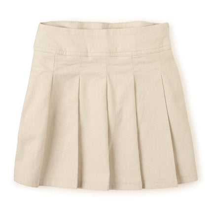 The Children's Place Girls Slim Size Uniform Skort, Biscuit, 6X/7 Slim