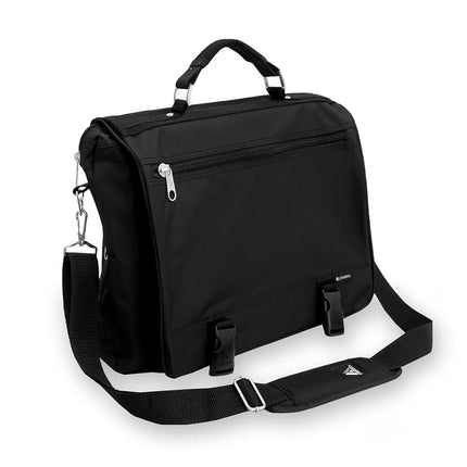 Everest Portfolio Briefcase, Black, One Size