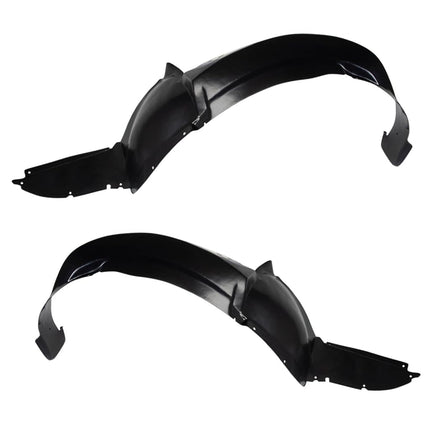TRQ Front Inner Fender Liner Set Compatible with 2