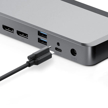 ALOGIC MX3 4K Triple Display 11-in-1 Docking Station with 100W Laptop Charging for windows, 3x DisplayPort, 3x USB-A, USB-C, 3.5mm TRRS Audio/Microphone Jack, RJ45 Ethernet, SD & Micro SD Card Reader