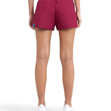 ARENA Women's Solid Shorts, Red Fandango, S