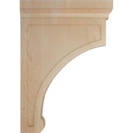 Ekena BKTW02X07X10GOMA 2 1/2-Inch Width x 7-Inch Depth x 10-Inch Height Large Gomez Wood Bracket - Maple