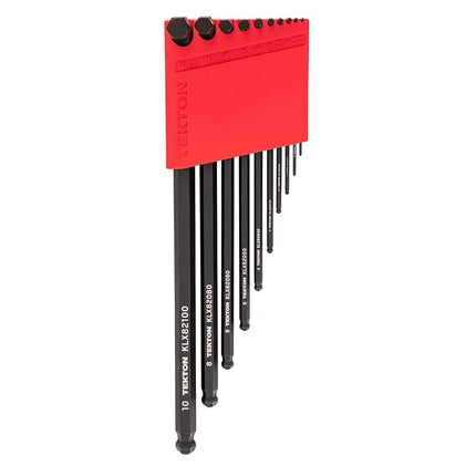 TEKTON Ball End Hex L-Key Set with Holder, 10-Piece (1.3-10 mm) | KLX91202