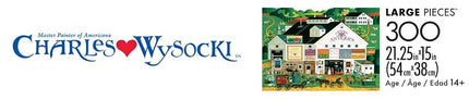 Buffalo Games - Charles Wysocki - Peppercricket Farms - 300 Large Piece Jigsaw Puzzle for Adults - Challenging Puzzle Perfect for Game Nights