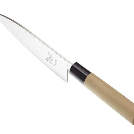 Mercer Culinary 6-Inch Deba Utility Knife, 15cm, Wood Handle