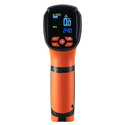 VEVOR Infrared Thermometer, -40~2732°F Dual Laser Temperature Gun Non-Contact, Handheld IR Heat Temperature Gun with Adjustable Emissivity for Metal Smelting/Cooking/Pizza Oven/Engine(Not for Human)