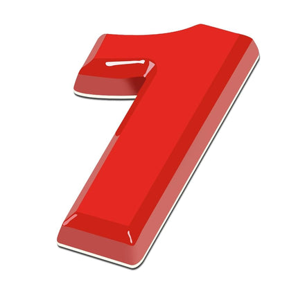 DNA Motoring EM-L-LETTER-1-RD Red Letter Number De