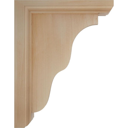 Ekena BKT03X07X09HAMA 3 1/2-Inch Width x 7-Inch Depth x 9-Inch Height Hamilton Traditional Bracket - Maple