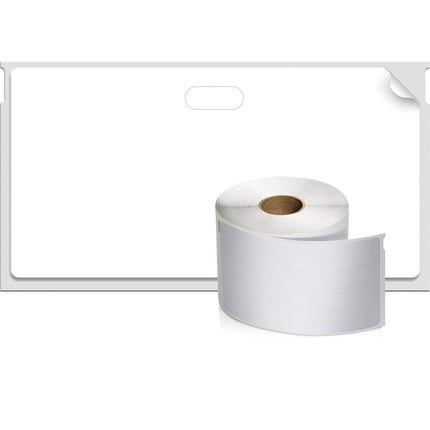 DYMO LW Adhesive Name Badge Labels for LabelWriter Label Printers, White, 2-1/4'' x 4'', 1 roll of 250 (30857)