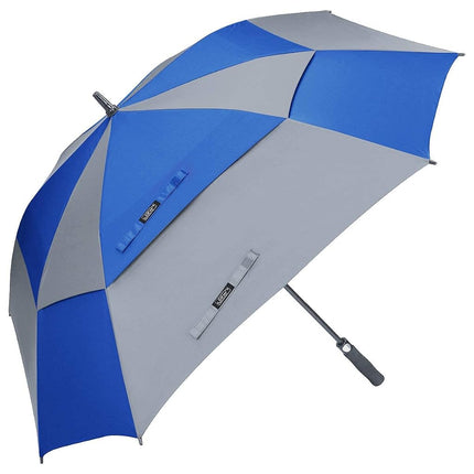 G4Free Extra Large Golf Umbrella 62/68 inch Vented Square Umbrella Windproof Auto Open Double Canopy Oversized Stick Umbrella