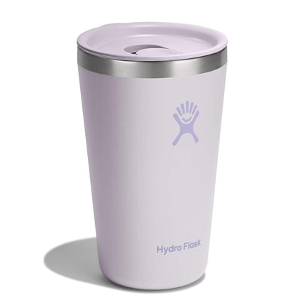 Hydro Flask All Around Tumbler Press-in Lid, Insulated Travel Mug, Stainless Steel Coffee Cup 16 Oz Cloud Pink