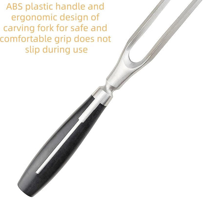 Kakamono Chef pro Stainless Steel Carving Fork Barbecue Fork BBQ Tools Meat Forks 12 Inch (10.5 Inch)