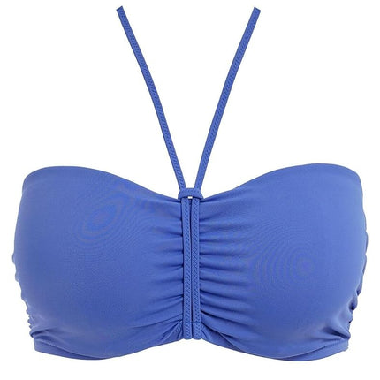 Freya Womens Jewel Cove Underwire Padded Bandeau, Plain Azure, 36D