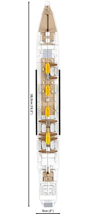 COBI HMHS BRITANNIC, Scale 1:700, 636 elements, Model with base