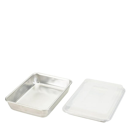Nordic Ware Natural Aluminum Commercial 3-Piece Baker's Set, Quarter Sheet and Cake Pan