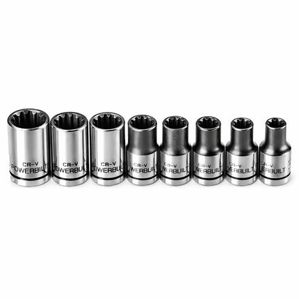 Powerbuilt 642053 1/4" Dr. SAE Universal Spline So