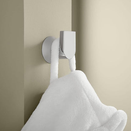Moen BH3803BN Genta LX Gancho Moderno Sencillo para Bata o Toalla para Cocina o Baño, Níquel Cepillado