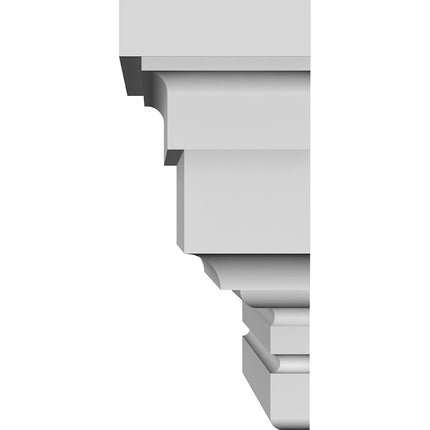 Ekena Millwork CRH04X105ST 105" Bottom 107 1/2" Top Width x 3 7/8" H x 1/4" P Standard Crosshead