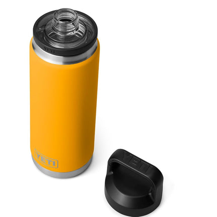 YETI Rambler 26 oz Bottle, Leakproof, Vacuum Insulated, Stainless Steel with Chug Cap, Tropical Pink