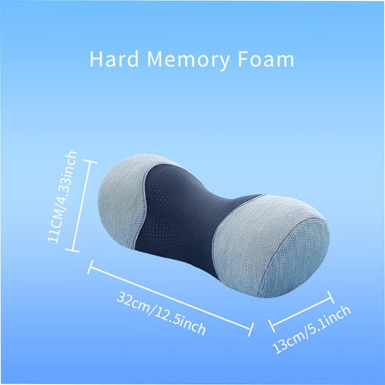 Bespilow Neck Support Pillow,Cervical Neck Roll Memory Foam Pillow,Cervical Traction Device,Neck Stretcher for Tension Muscle Relief Therapy,Neck and Shoulder Pain Relaxer Pink