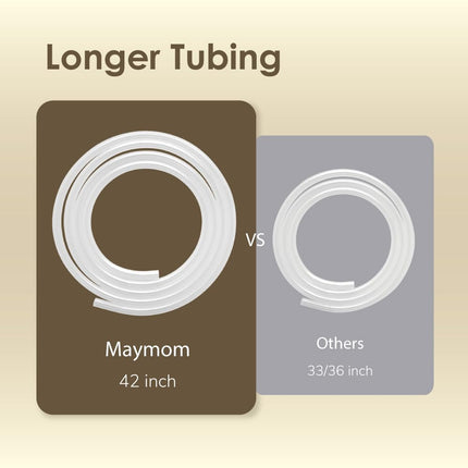 Maymom Flange 19mm Valve Tubing Backflow Protector Compatible with Spectra S2 Spectra S1 Spectra 9 Plus Breastpump Not Original Spectra Pump Parts or Original Spectra S2 Accessories