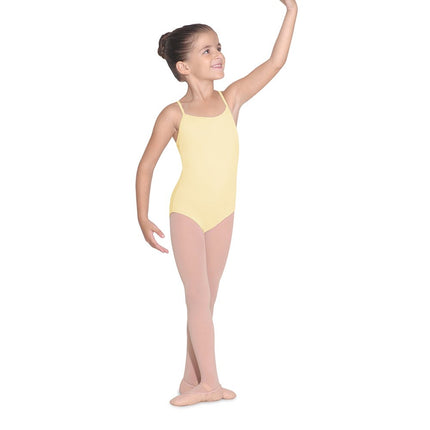 Bloch Dance Girls Parem Microlux Camisole Leotard, Sunshine, 12