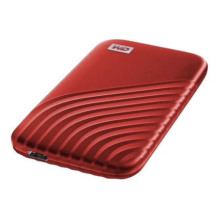 WD 1TB My Passport Portable SSD, External NVMe Solid State Drive, USB-C, up to 1050 MB/s, Works with PC, Xbox and Playstation, 2-meters drop resistance, Red