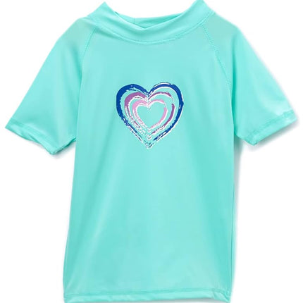 Kanu Surf Big Girls Candy UPF 50+ Sun Protective Rashguard, Green, Large (12)