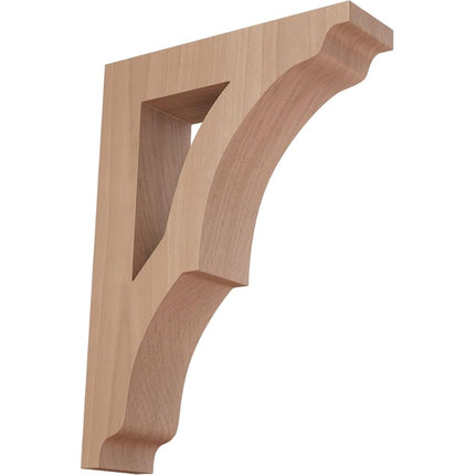 Ekena BKTW01X06X09AVCH 1 3/4" W x 6 1/2" D x 9" H Small Avila Wood Bracket, Cherry