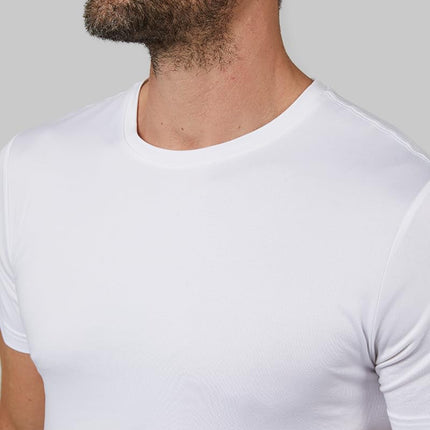 32 Degrees Mens 4 Pack Cool Quick Dry Active Basic Crew T-Shirt - White - XXL