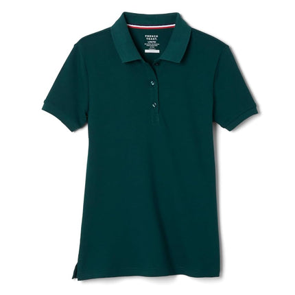 French Toast Womens Short Sleeve Stretch Pique Pol