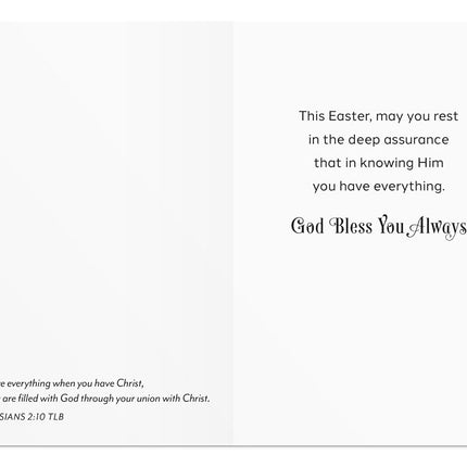 DaySpring - aster Blessings - 8 Design Assortment with Scripture - 24 Easter Boxed Cards and Envelopes (U1617)