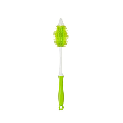 Innobaby Cleanin' Smart 2-in-1 Silicone Bottle Cleaning Brush,Green,
