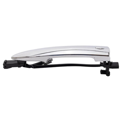 TRQ Exterior Door Handle Chrome Compatible with 2011-2017 Nissan Leaf 2009-2014 Maxima Murano 2013-2019 Sentra