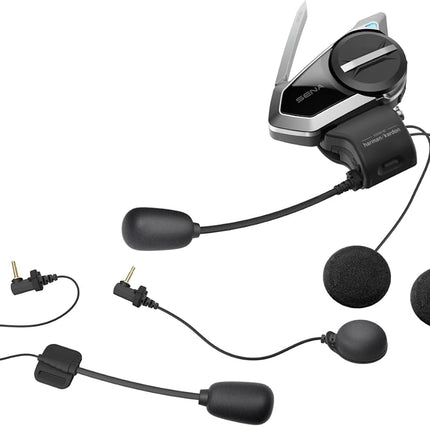 Sena 50S Motorcycle Jog Dial Communication Bluetooth Headset w/Sound by Harman Kardon Integrated Mesh Intercom System Premium Microphone & Speakers