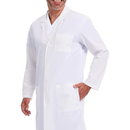 Dickies Unisex 40-Inch Lab Coat, White, Small