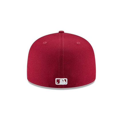 New Era 59Fifty MLB Basic York Yankees Fitted Burgundy Headwear Cap (7 1/2)