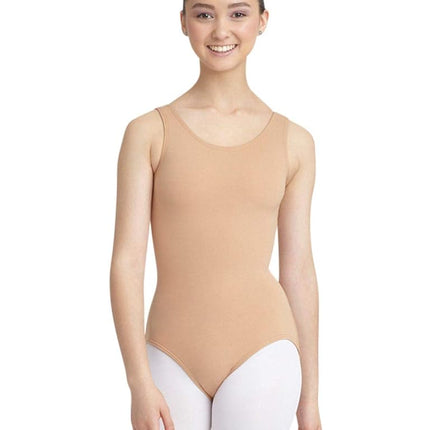 Capezio Women's Tank Leotard,Light Suntan,Medium