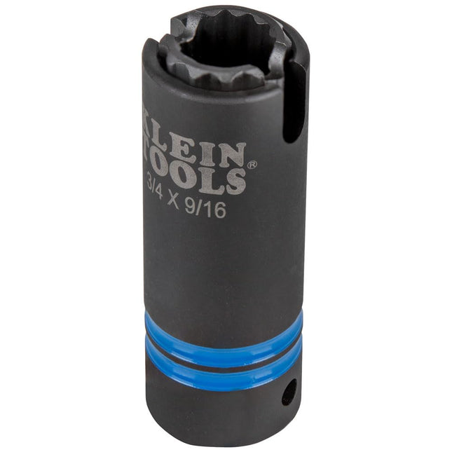 Klein Tools 66031 3-in-1 Slotted Impact Socket, 12