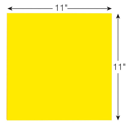 Post-it Super Sticky Big Notes, 11 x 11 Inches, 30 Sheets/Pad, 1 Pad (BN11), Large Bright Yellow Paper, Super Sticking Power, Sticks and Resticks