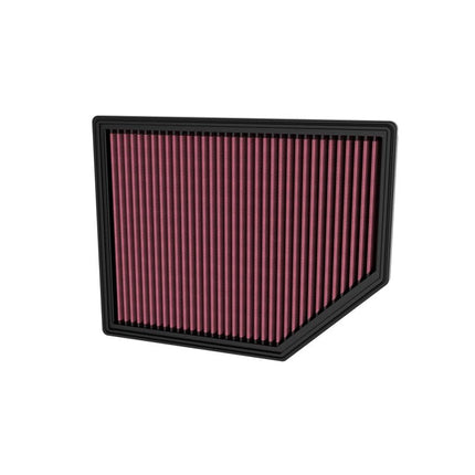 K&N Replacement Air Filter Compatible with Ford Bronco Raptor 3.0L V6 2022- (33-5132), Red