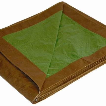 Dry Top 11824 Medium Duty Tarp, 18x24 Feet, Brown/Green
