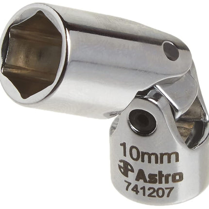 Astro Pneumatic Tool 12-Piece 1/4 Inch Drive Flex Socket Set - 6 Point Metric