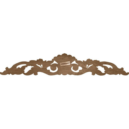 Ekena Millwork ONL12X03X01FRAL Small Farmingdale Center with Scrolls, 12 1/4-Inch x 3 1/4-Inch x 5/8-Inch, Alder